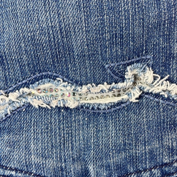 7 for All Mankind Women’s Bootcut Jeans, embellished back pockets, size 28 - Picture 11 of 15